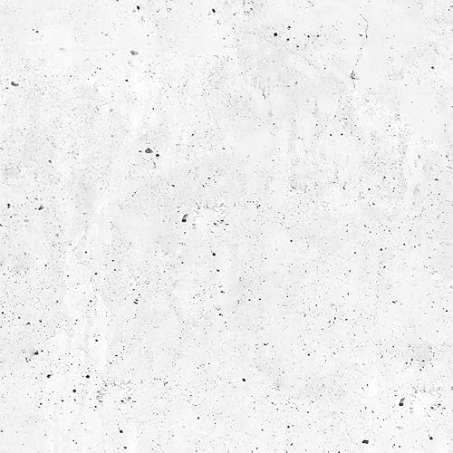 GOYAPRINT Vinilo Decorativo Cemento 62x250cm para Cocina Pared Muebles Papel Autoadhesivo Impermeable Imitacion Hormigon Gris Claro (250x62 cm, Cemento)
