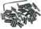 ZDingTech 50pcs M3 x 10mm 304 Stainless Steel Guitar Bridge Saddle Height Adjustment Screws for Fender Stratocaster Telecaster with 1.5mm Wrench,Set Grub Screws Hex Allen Head Socket Set Screws Bolts