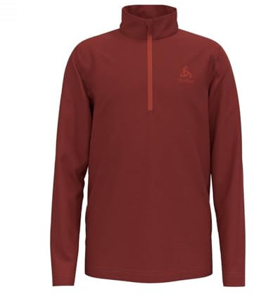 Odlo Kinder Langarm Shirt mit halben Reißverschluss Berra, Spiced Apple, 152
