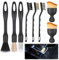 JIZZU Rreinigung Pinsel Auto, 8PCS Auto Detailing Bürsten Set, Reinigung Bürsten Auto Innen Detailing Bürsten zum Reinigen von Rädern, Motor, Auto Innenraum, Lüftungsschlitzen