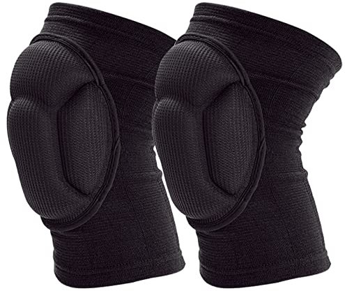 ZSMJAER Ginocchiere per pallavolo, ginocchiere ammortizzanti, traspiranti, estensibili, per danza, basket, tennis, corsa, MTB, yoga per uomo e donna