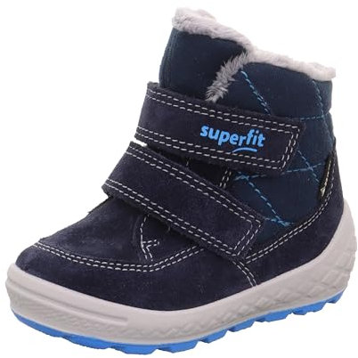 Superfit Jungen - Schuhe GROOVY Boot, Modern, BLAU/TÜRKIS 8000, 28
