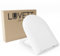 LUVETT® WC-Sitz D350 D-Form Weiß mit Absenkautomatik, Duroplast, D-Form, Abnahmefunktion, 3 Befestigungsmöglichkeiten von oben und unten, Made in EU, u.a. für Vitra Integra, Duravit D-Neo