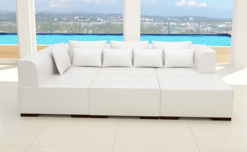 Vienna International Furniture Modell Victoria: Leder Look - MODULARES Sofa