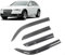 QJNBKLS Windabweiser für Audi A4 B8 8K 2008 2009 2010 2011 2012 2013 2014 2015 2016, Windabweiser Regenabweiser, Auto Seitenfenster Visier Abweiser Auto Zubehör, 4 Stück