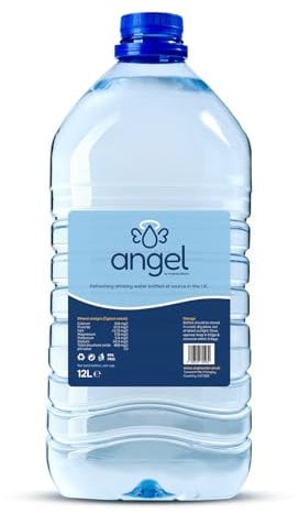 5 x Angel Water by Hydrate Direct – Water Cooler Dispenser Refill – 12 Litre Bottle