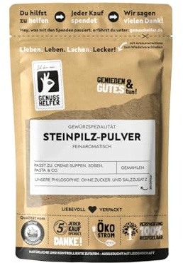 Bremer Gewürzhandel Steinpilzpulver gemahlen, 100% getrocknete Steinpilze gemahlen, 50g