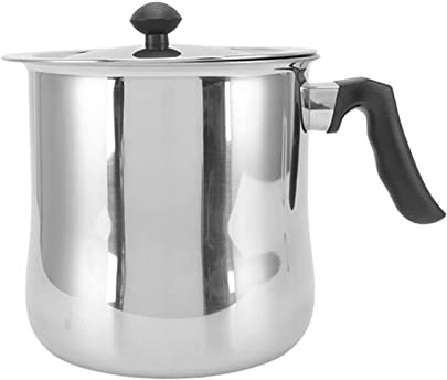 Leapiture Bee Wax Melting Pot Stainless Steel Wax Melting Pot Light Candle Making Pouring Pot for Beeswax Milk Honey Chocolate