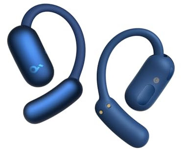 soundcore AeroFit 2 by Anker, Open-Ear Headphones, Adjustable Ear Hooks, Snug Fit, Rich Bass, Hi-Res, 42H Playtime, Bluetooth 5.4, IP55, AI Clear Calls, Wireless Charging,Translation Earbuds Real Time