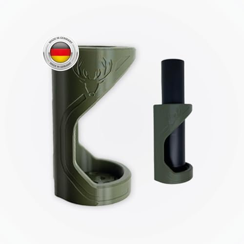 3D-Druck Camper Schalldämpferhalter 65mm - magnetisch, inklusive 45 mm & 55mm Adapter, 6 Kg Haltekraft