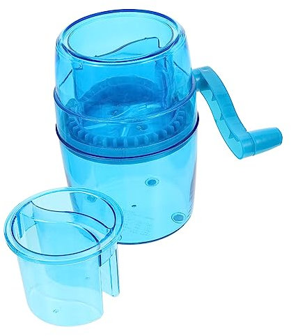 Housoutil Eisrasierer Manuell Mit Handkurbel Für Heimgebrauch Eiszerkleinerer Aus Hochwertigen Materialien Geeignet Für Eiscreme Eisgetränke Und Desserts