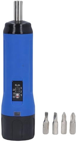 Jeu de tournevis dynamométriques préréglés 0,5-3,0 Nm, entraînement 1/4'', jeu de clés dynamométriques réglables de précision pour l'entretien, l'outillage, la réparation