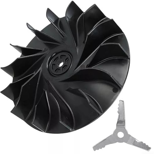 HpLive Laubbläser Impeller Lüfterrad Ersatzteil für Gartensauger Laubbläser BG56 BG86 SH56 SH86 mit Häckselfunktion