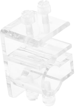 WEKAMOS Schlauchklemme für Aquarium Wasserrohr aus Acryl mit 16mm Spaltabstand Verstellbar und Vielseitig Einsetzbar für Aquarium Installation und Wasserschläuche