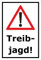 Melis-Folienwerkstatt Aufkleber Treibjagd - 30x20cm – 20 VAR S00351-006-A