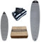 Ho Stevie! Surfbrettsockenabdeckung – leichte Schutztasche für Ihr Surfbrett (Schwarz/Weiß, 3,4 m)