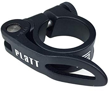 PLATT Fahrrad Sattelklemme mit Schnellspanner Aluminium Legierung Sattelklemme 28,6/31,8/34,9 mm