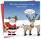 Twizler Frohe Weihnachtskarte mit Hybridschlitten - Lustige Weihnachtskarte - Weihnachtskarte - Happy Christmas Karte - Damen Weihnachtskarte - Herren Weihnachtskarte