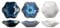 Cabilock Lot De 3 Assiettes à Sauce En CéRamique, Plats à Dessert Et ApéRitif, RéSistantes Aux TempéRatures ÉLevéEs, Passe Au Lave-Vaisselle, Micro-Ondes, Four Et CongéLateur, Couleurs Assorties