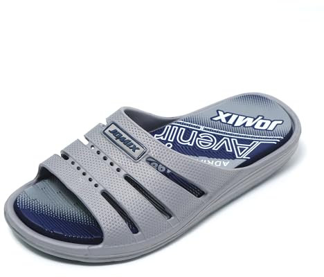 JOMIX Chanclas Hombre Verano Chanclas Playa Hombre Chanclas Piscina Hombre Mar Ducha Baño Zapatillas Casa Hombre Verano, Gris, 40 EU