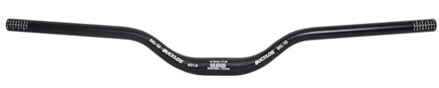 BUCKLOS Mountainbike-Lenker 31,8 mm – 30/50/90 mm Erhöhung MTB-Lenker aus Aluminiumlegierung – 720/780 mm extra langer Fahrrad-Lenker für E-Bike, Klapprad, Downhill-Rennen (780 mm – 50 mm Riser).