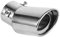 Endrohr Auspuffrohr, Universal Hinten Rund Chrom Edelstahl Auto Auspuff Endrohr Endrohr Geeignet 38 Mm und 53 Mm Endstck Auspuff Auspuffblende Gebogen