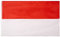 MUWO Flagge Nations Together 90 x 150 cm Nationalmanschaften, doppelseitige Gartenflagge, wetterfeste Fanflagge, Fußballflagge Polyester Länderfagge Deutschland mit Ösen (Indonesien)