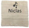 Personalisiertes Handtuch mit Namen Schön gestickter Sport Name Handbadetuch 100% Baumwollhandtuch Sportliche Motive Personalized Custom Towel with Name (140 x 70 cm, Singen)