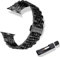 RoYiio Correa Acero Inoxidable para Apple Watch SE 2 44mm Correa Ultra 2 49mm Correa de Metal para iWatch Series 10 46mm Series 9/8/7 45mm Series 6/5/4 44mm Series 3/2/1 42mm - Negro