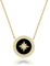Chief Silberkette Für Damen 925 mit Anhänger | Halskette aus Silber und Zirkoniumsteinen mit Nordsternsymbol | Silber Kompass Ankerkette für Damen |14 K Gold Plated Kette Schmuck Geschenk,(C-001-9)