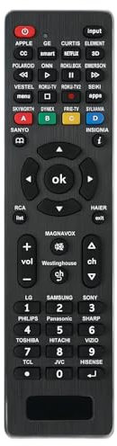 Universal Remote Control for RCA, Westinghouse, Emerson, LG, Samsung, Insignia, Magnavox,Element and More Brands Universal TV Remote (RC-G008)