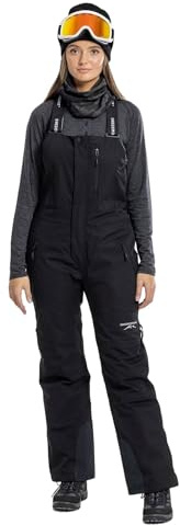 Swedemount Cervinia Skihose Mit Trägern Damen, Wasserdicht | 8.000 mm Wassersäule, winddicht, atmungsaktiv, vollständig versiegelte Nähte, 3 Taschen