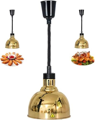 Lampada scaldavivande Lampada riscaldante for alimenti Lampada riscaldante for alimenti Lampada scaldavivande sospesa commerciale Lampada scaldavivande a infrarossi Lampada riscaldante retrattile