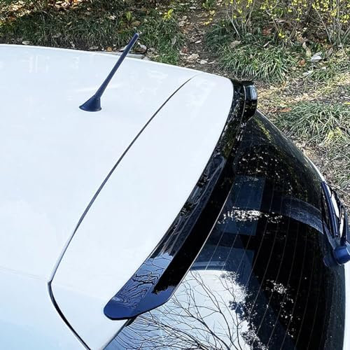 YWLETO Auto-Außenzubehör, Heckscheiben-Dekorationsaufkleber, Spoiler, Scheinwerfer-Dekorationszubehör, geeignet,für VW Polo MK5 6R 6C 2011-2017,A-Glossy Black