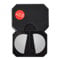 Stick-on Bifocal Lenses Reader,Bifocal Readers,Adhesive Reading Lenses Reusable,Clear Magnifying Bifocal Lenses,Self-Adhesive Bifocal Reading Lenses (200+)