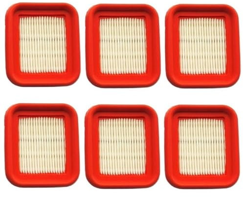 6 Pezzi Filtro Aria BC250, for EMAK OLEO-Mac BC280 BC320 BC380 BC420 EFCO Pole Saw Trimmer Clearner Element 61170016R Parti di Ricambio