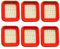 6 Pezzi Filtro Aria BC250, for EMAK OLEO-Mac BC280 BC320 BC380 BC420 EFCO Pole Saw Trimmer Clearner Element 61170016R Parti di Ricambio