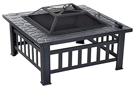Grill und Herd/mit Netzabdeckung verwendbar als Herd Grill Eisbehälter leicht und tragbar/Picknick Grill Camping