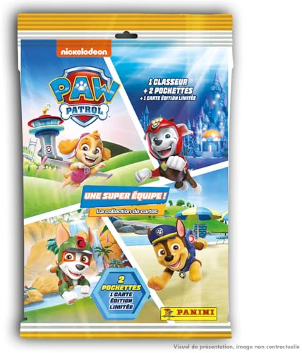 Panini PAT'PATROUILLE Trading Cards 2-One Super Team Starter Pack (1 Ordner + 2 Hüllen + 1 Karte Limited Edition), 005016SPAFGD