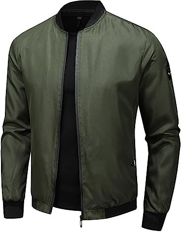 Männer Casual Winter Mantel Jacke Langarm Taschen Mantel Top Jacke Zipper Print Mantel Mit Taschen Herren Feld New Look Herren