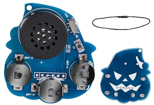 BTFO Generador de Ruido, Máquina para Hacer Ruido Molesto Estilo Mago de Calabaza con 16 Sonidos Pequeños Artículos de Ruido Ocultos para Suministros de Fiesta de Halloween para Adultos (Azul)