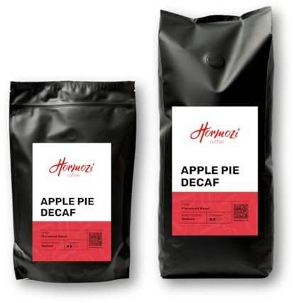Freshly Roasted Hormozi Coffee - Apple Pie Flavoured Decaf Coffee Beans 1kg - Medium Roast