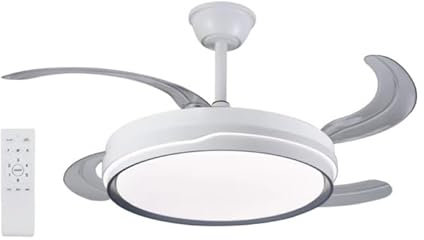 azorex Ventilador de Techo con Luz LED 70W y Control Remoto 107cm 6 Velocidades Temporizador Iluminación Regulable 3000K-4200K-6500K Función Reversible Silencioso y Eficiente (Rayas Clásicas)