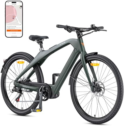 ENGWE E Bike Herren Elektrofahrräder-Ebike mit 36V 10Ah Akku, E Bike mit Drehmomentunterstützung, 7-Gang Getriebe mit APP & Bluetooth, Innenläufermotor bis 100km