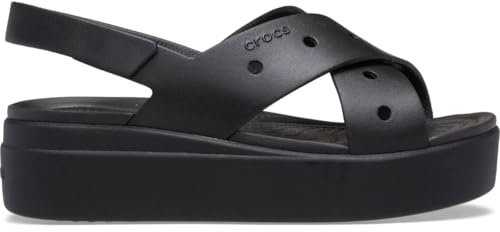 Crocs Damen Brooklyn 4u Cross Strap SandalKeilsandale