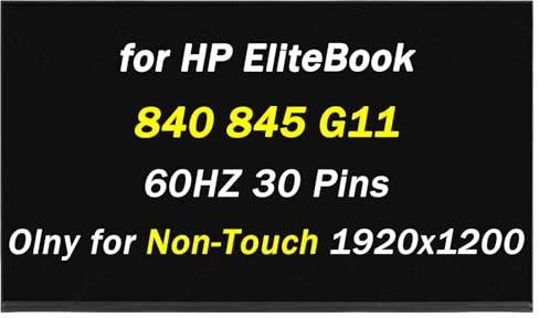 PEHDPVS Replacement for Acer Chromebook Plus 514 CB514-3H CB514-3HT CB514-3H-R6G5 (2023) 60HZ 30 Pins 1920x1200 14.0 LED LCD Laptop Display Panel (Only for Non-Touch Screen)