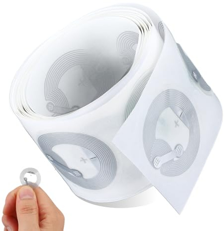 70 Stück NFC Tag Aufkleber NFC Ntag215 Aufkleber Wiederbeschreibbar Programmierbar NFC-Chip 504 Byte Chip Sticker für Alle NFC-fähigen Handys und Geräte