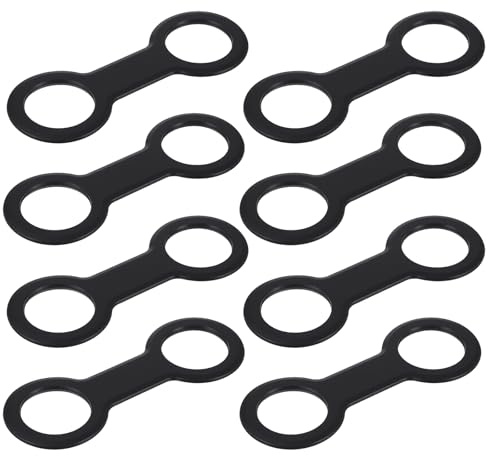 Zelphvt 8 Pcs Snorkel Keeper, Mask Strap Tube Holder Silicone Snorkel Clip for Mask Dive Universal Retainer Attachment Diving Snorkeling Gear Accessories Spare Part