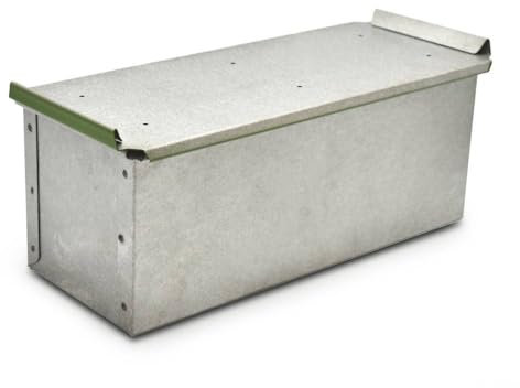 Erre4M Bacinella per Pan carrŽ Antiaderente da 40x15x15(h.) cm in lamiera alluminata Professionale