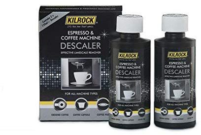 Kilrock Espresso & Coffee Machine Descaler, 2 x 150ml Bottles